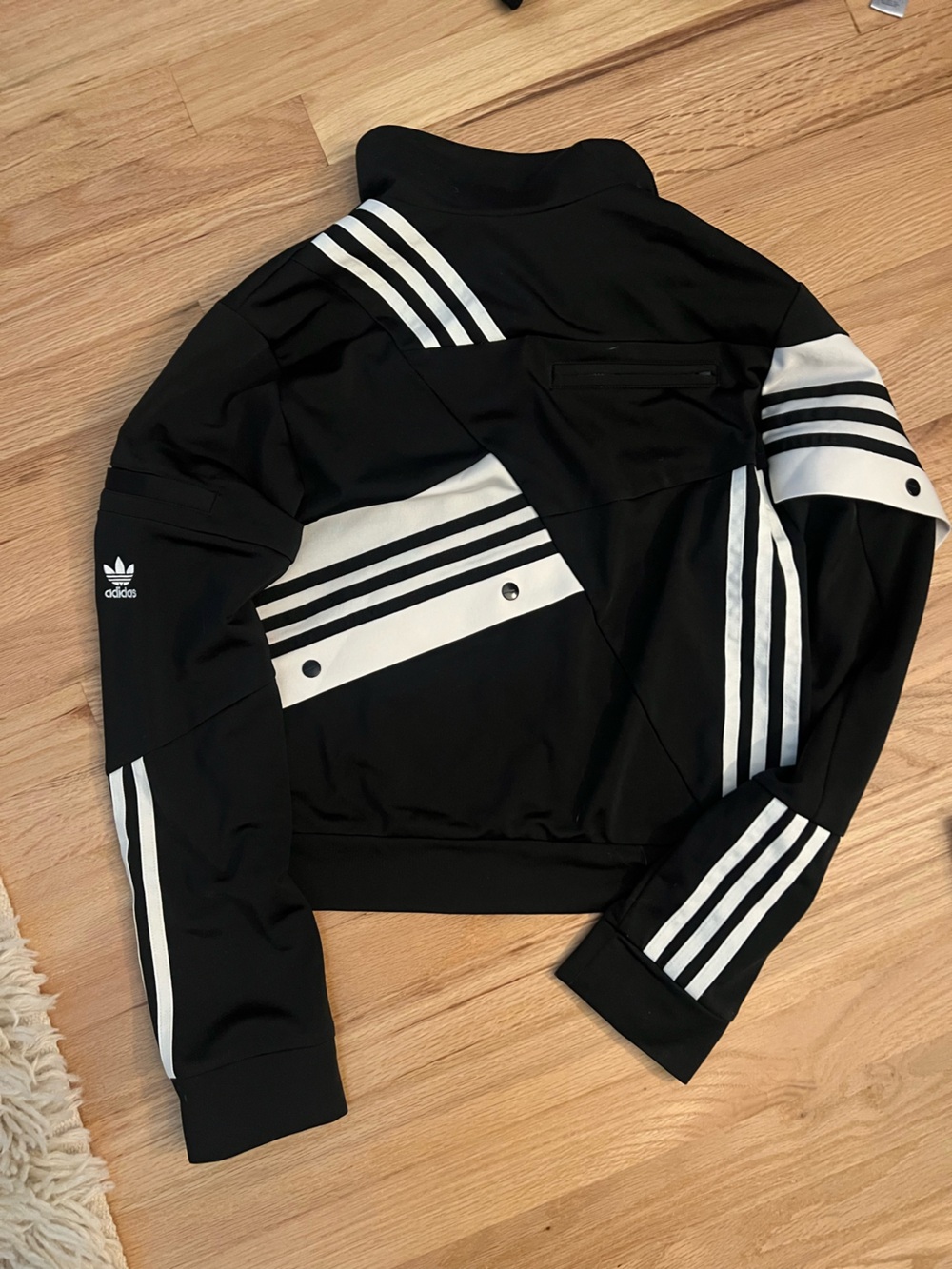 adidas Black Trefoil Jacket with Danielle Cathari Label - Picture 5 of 8